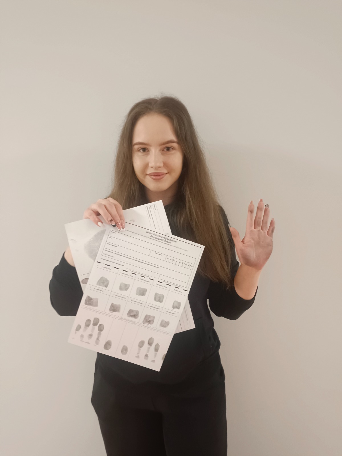 Uczestniczka wizyty studyjnej