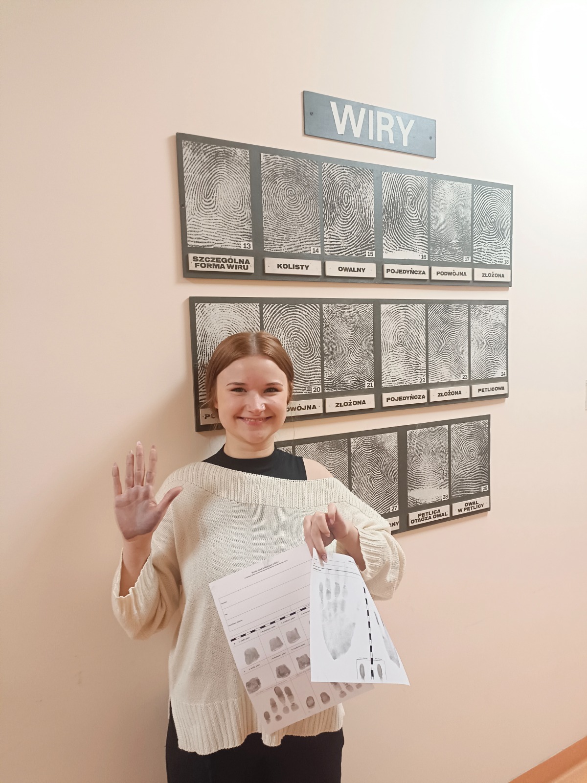 Uczestniczka wizyty studyjnej