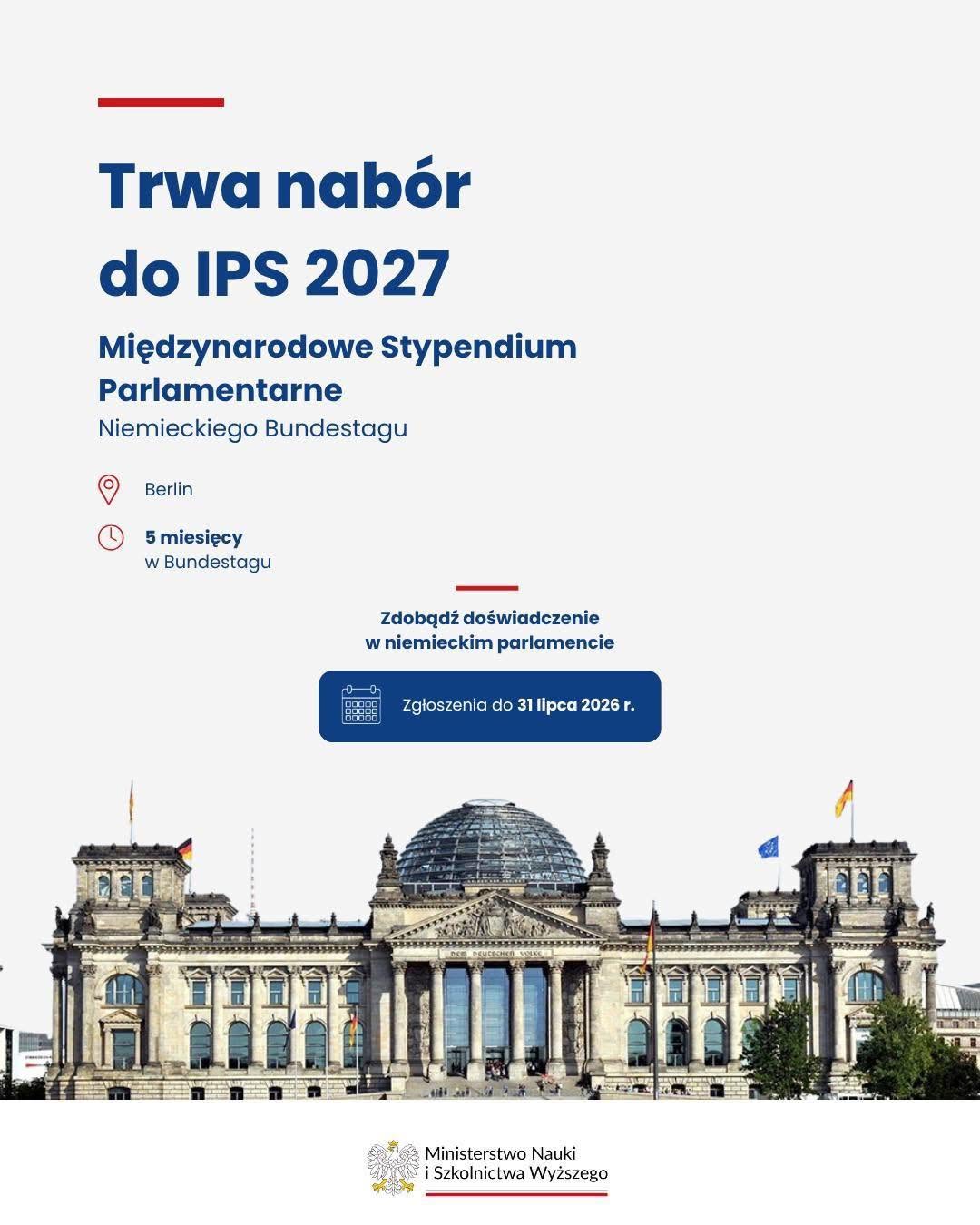 Plakat naboru do IPS 2027